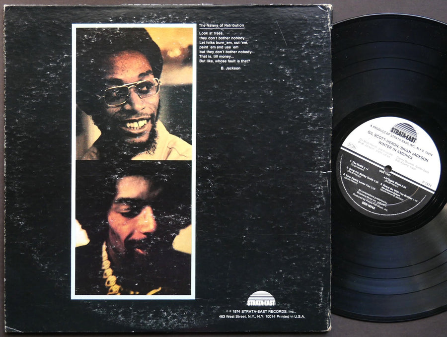 GIL SCOTT-HERON BRIAN JACKSON Winter In America LP STRATA-EAST SES-19742 US 1974