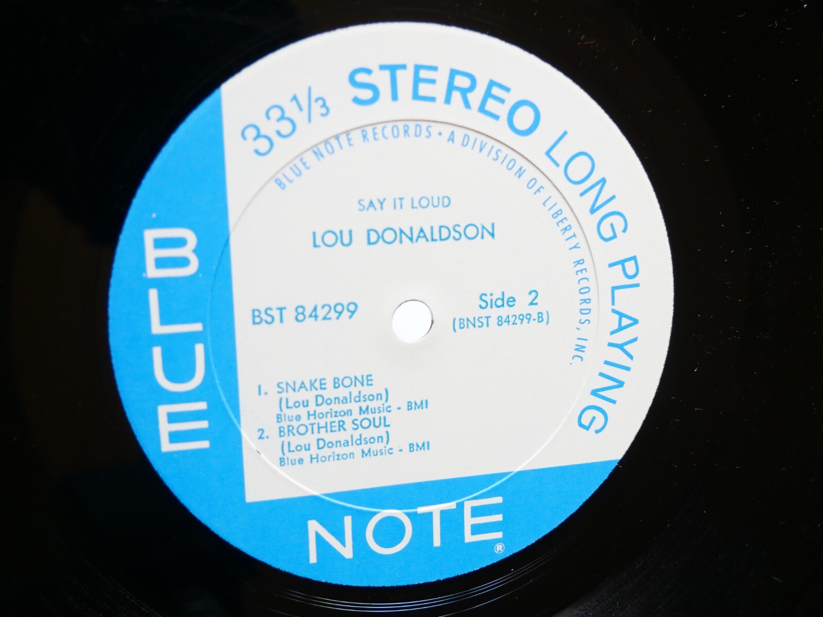 LOU DONALDSON Say It Loud! LP BLUE NOTE BST 84299 US 1969 RVG JAZZ Blue Mitchell