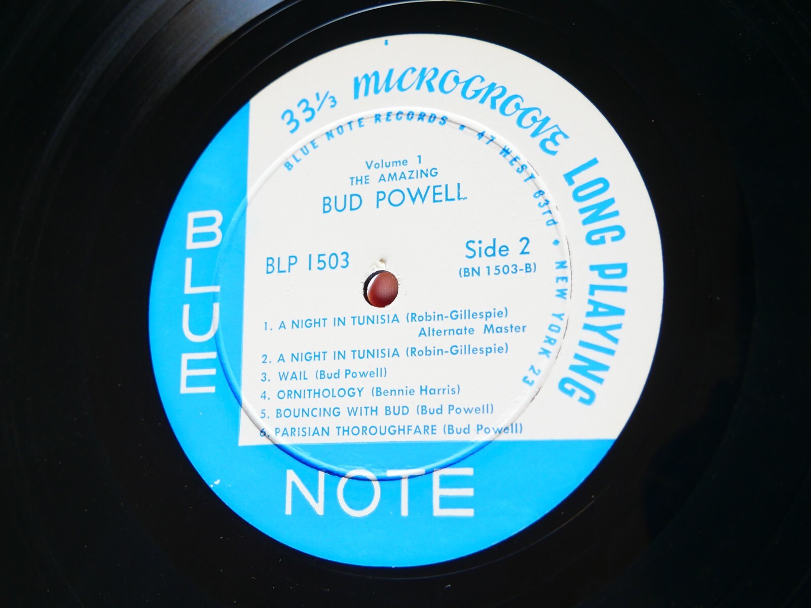BUD POWELL The Amazing Vol.1 BLUE NOTE BLP 1503 US 1957 EAR MONO Sonny Rollins