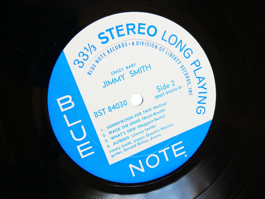 JIMMY SMITH Crazy! Baby LP BLUE NOTE BST 84030 US 1966 LIBERTY Quentin Warren