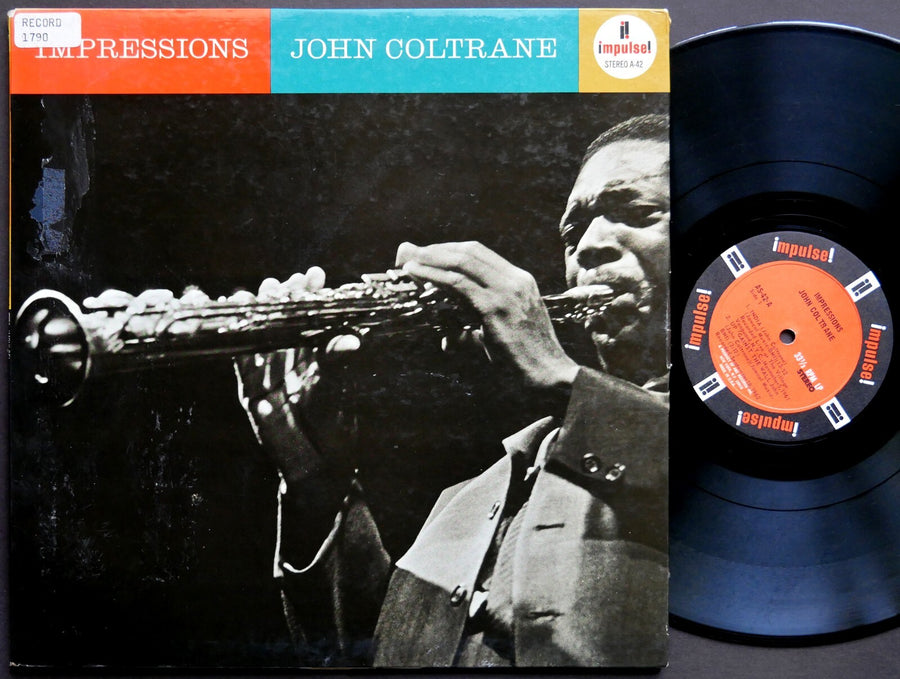JOHN COLTRANE Impressions LP IMPULSE! AS-42 US 1967 RVG Eric Dolphy Elvin Jones