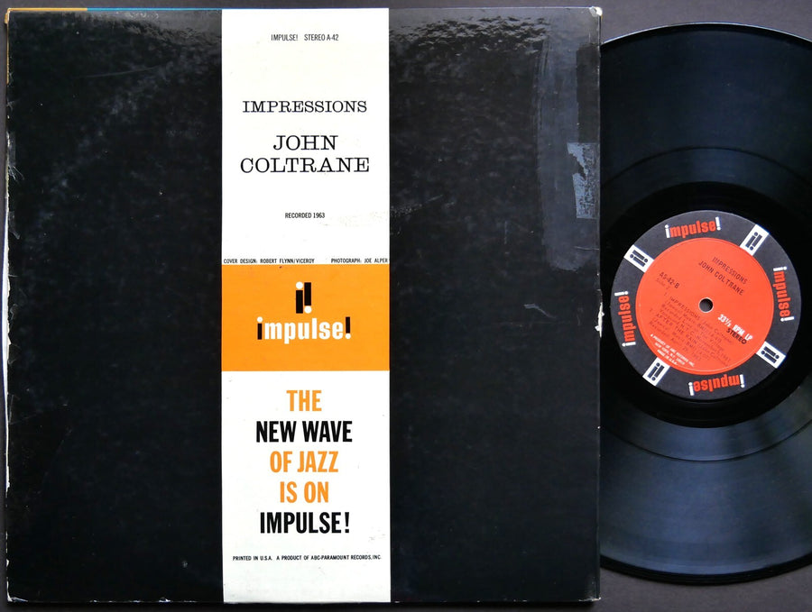 JOHN COLTRANE Impressions LP IMPULSE! AS-42 US 1967 RVG Eric Dolphy Elvin Jones
