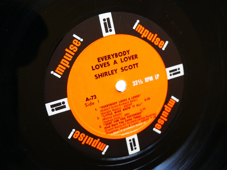 SHIRLEY SCOTT Everybody Loves A Lover LP IMPULSE! A-73 MONO Stanley Turrentine