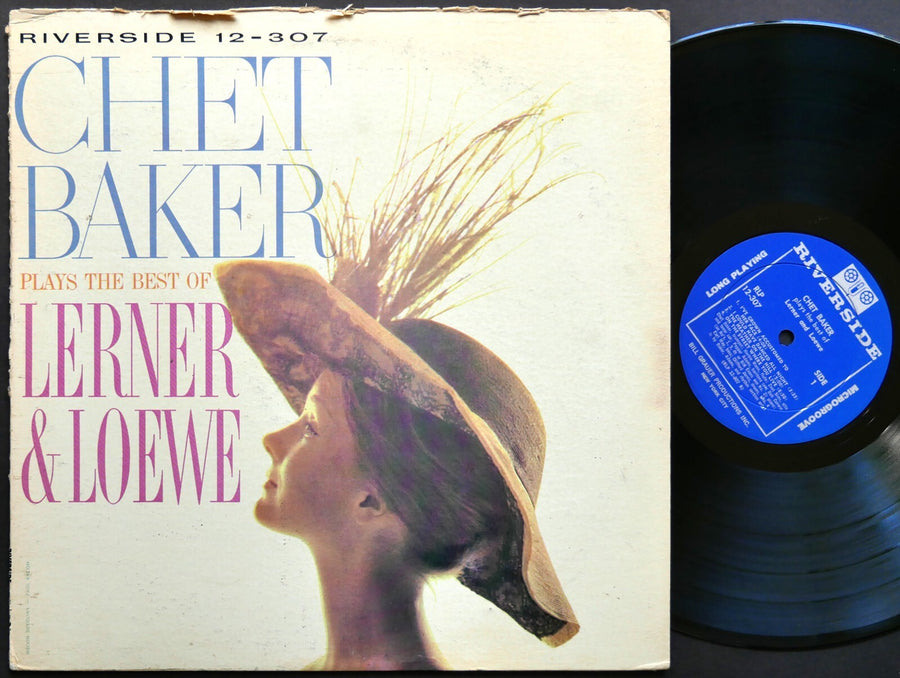 CHET BAKER Plays Lerner & Loewe LP RIVERSIDE RLP 12-307 JAZZ DG MONO Bill Evans