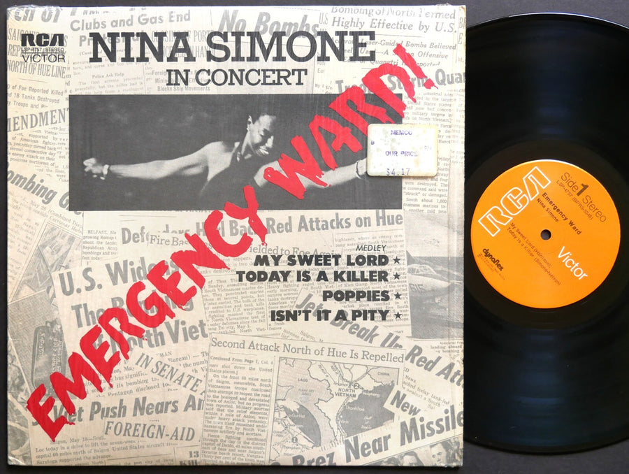 NINA SIMONE In Concert Emergency Ward! LP RCA VICTOR LSP-4757 US 1972 Jazz Funk