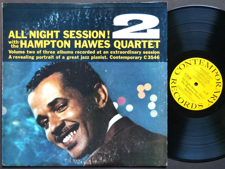 HAMPTON HAWES Quartet All Night Session! Vol. 2 LP CONTEMPORARY C 3546 DG MONO