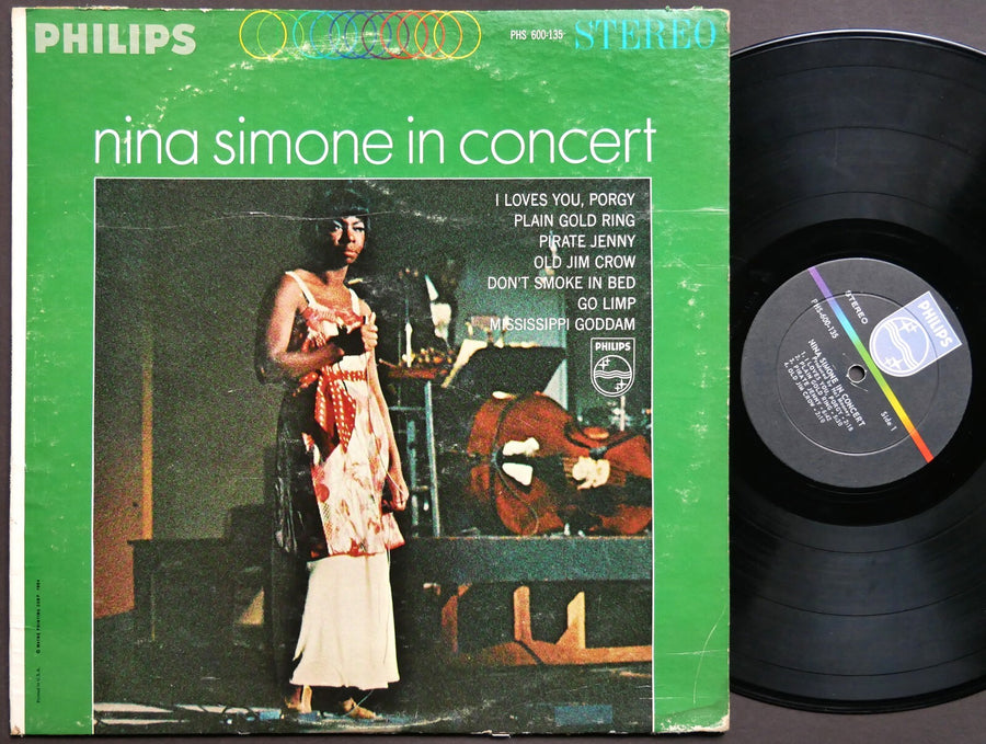 NINA SIMONE In Concert LP PHILIPS PHS 600-135 US 1964 VOCAL JAZZ STEREO