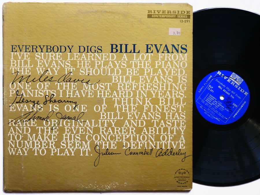 BILL EVANS TRIO Everybody Digs LP RIVERSIDE RLP 12-291 US 1959 DG MONO Sam Jones