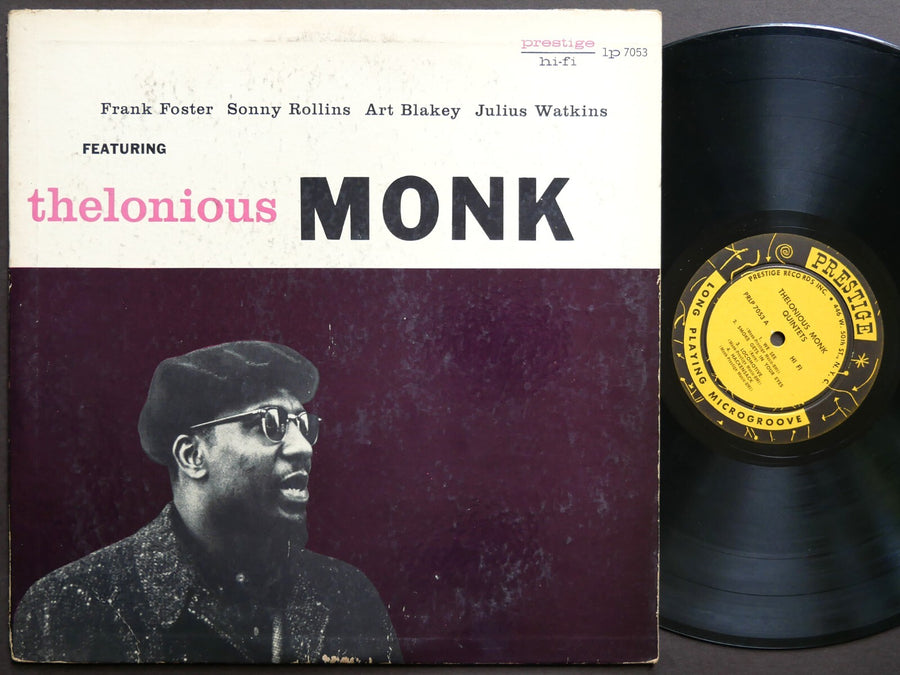 THELONIOUS MONK PRESTIGE LP 7053 US 1956 DG MONO W.50th Sonny Rollins Art Blakey