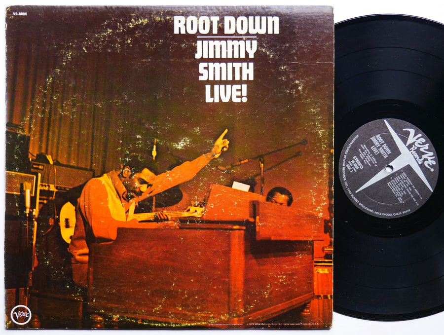 JIMMY SMITH Root Down LP VERVE RECORDS V6 8806 US 1972 JAZZ FUNK Paul Humphrey