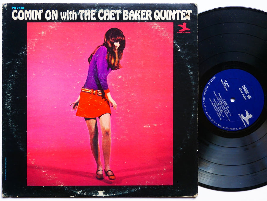 CHET BAKER Quintet Comin' On With LP PRESTIGE PR 7478 US 1967 MONO Roy Brooks
