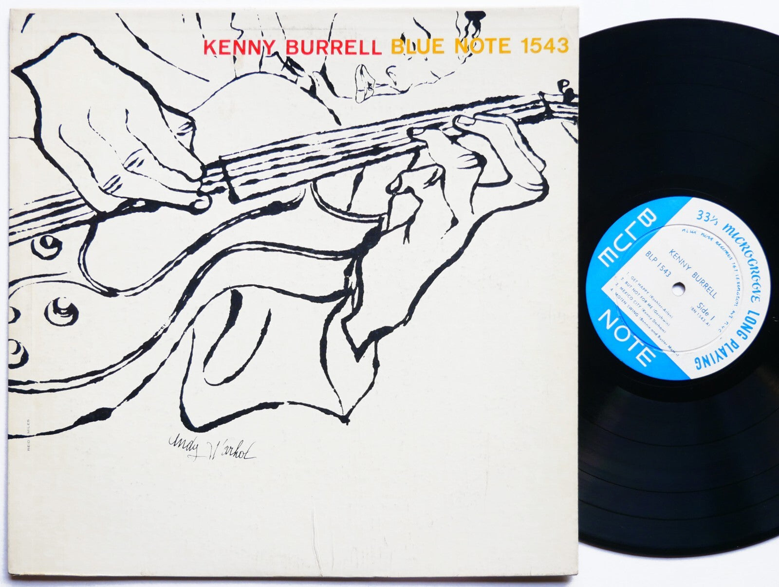 KENNY BURRELL LP BLUE NOTE BLP 1543 US 1959 FLAT LEX Kenny Dorham J.R. Monterose