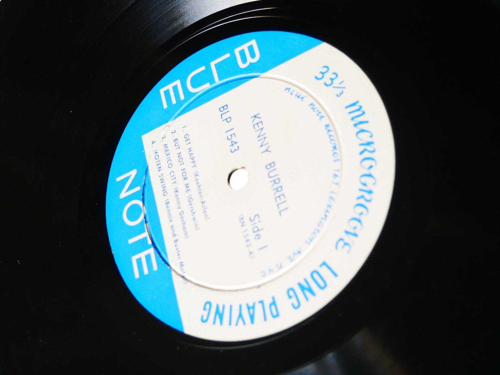 KENNY BURRELL LP BLUE NOTE BLP 1543 US 1959 FLAT LEX Kenny Dorham J.R. Monterose