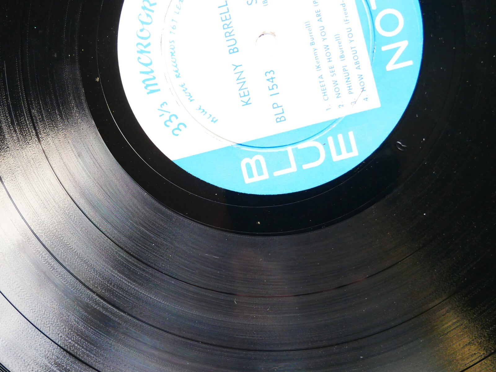 KENNY BURRELL LP BLUE NOTE BLP 1543 US 1959 FLAT LEX Kenny Dorham J.R. Monterose