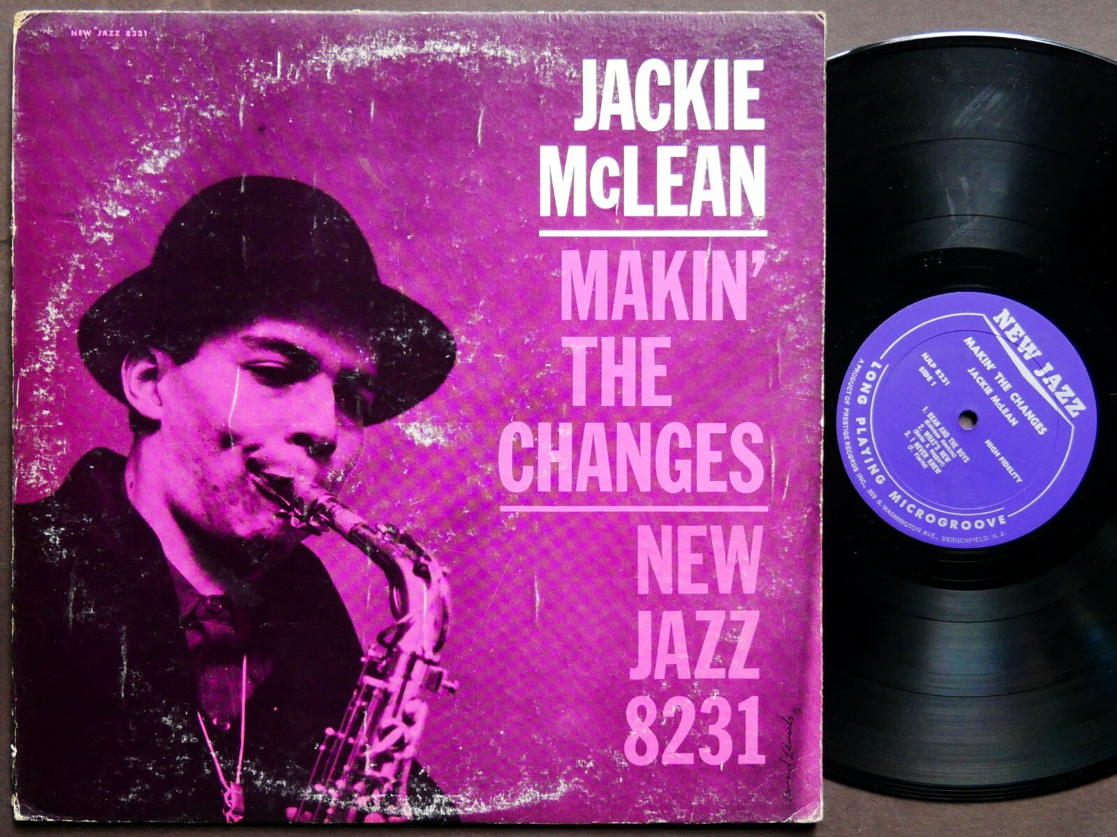 JACKIE MCLEAN Makin' The Changes LP NEW JAZZ NJLP 8231 US 1963 MONO Mal Waldron