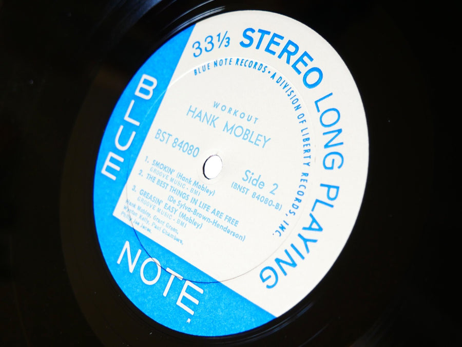 HANK MOBLEY Workout LP BLUE NOTE BST 84080 RVG LIBERTY Grant Green Wynton Kelly