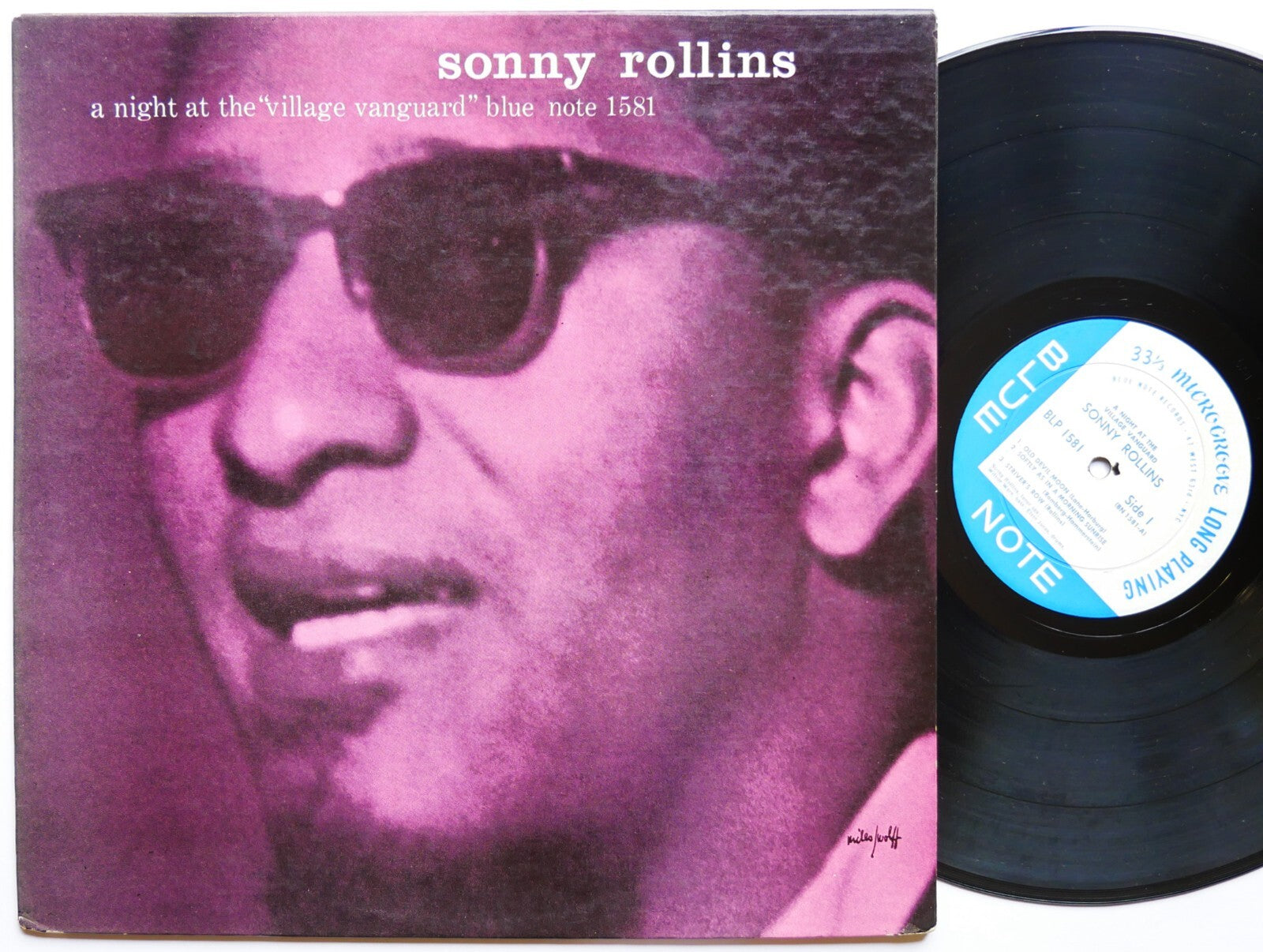 SONNY ROLLINS A Night At The Village Vanguard LP BLUE NOTE 1581 US 1959 EAR MONO