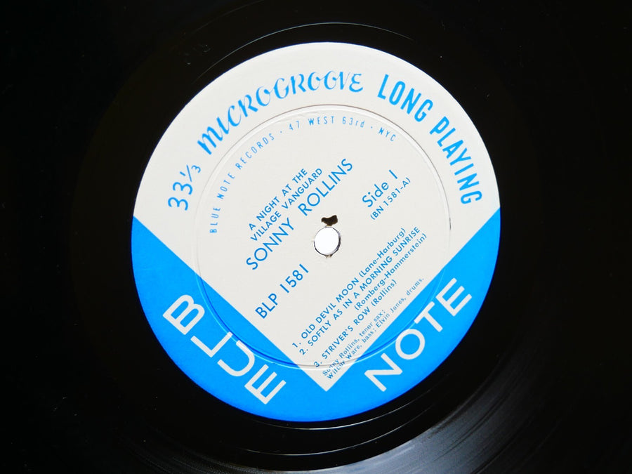 SONNY ROLLINS A Night At The Village Vanguard LP BLUE NOTE 1581 US 1959 EAR MONO