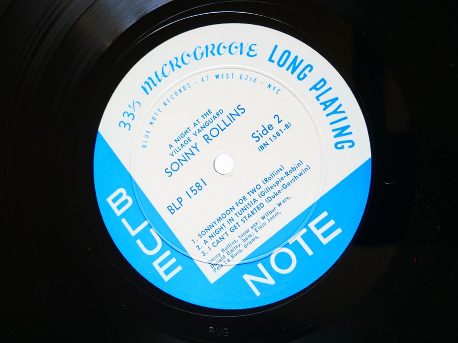 SONNY ROLLINS A Night At The Village Vanguard LP BLUE NOTE 1581 US 1959 EAR MONO