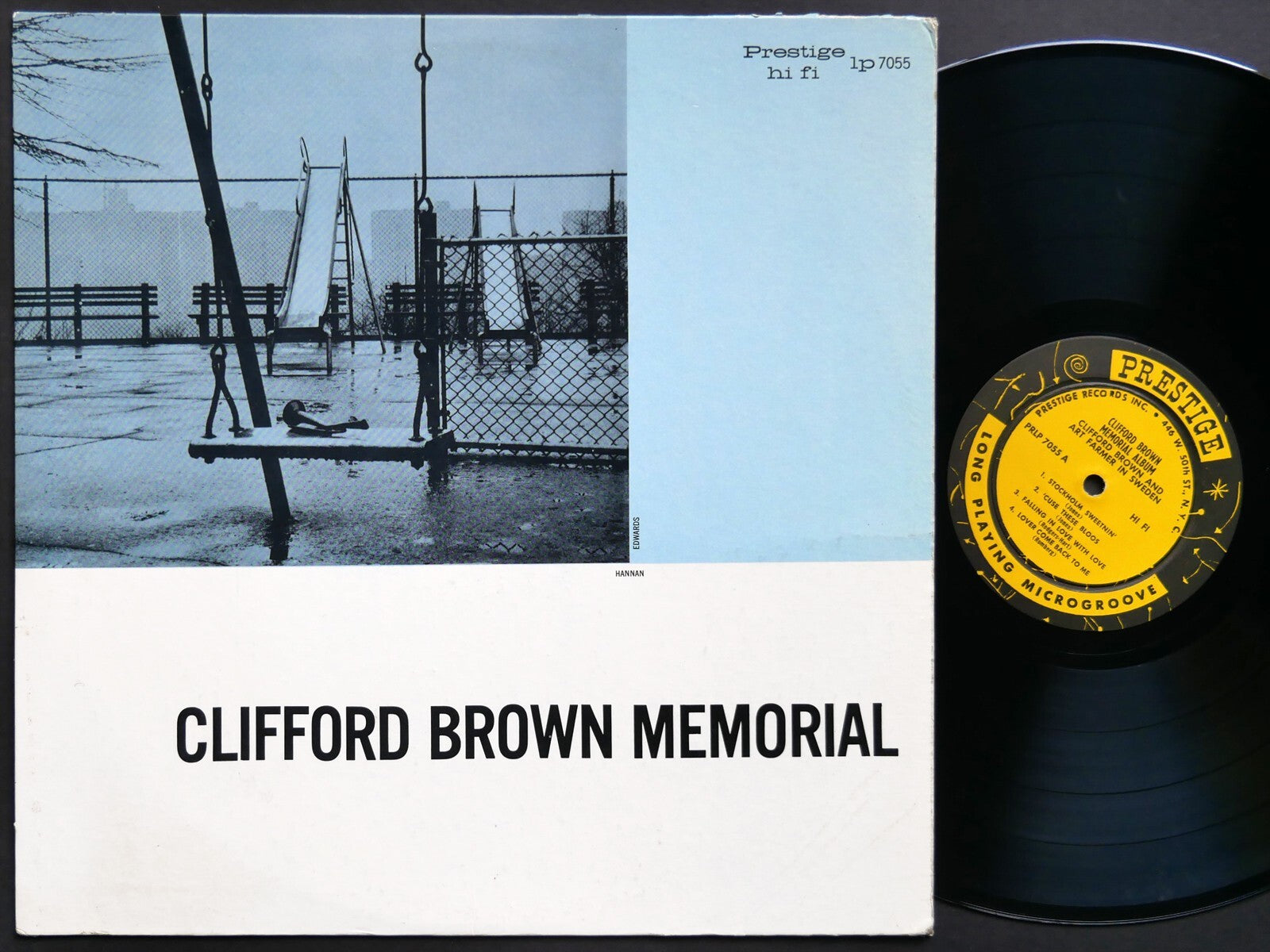 CLIFFORD BROWN Memorial LP PRESTIGE 7055 MONO W.50th Benny Golson Gigi Gryce
