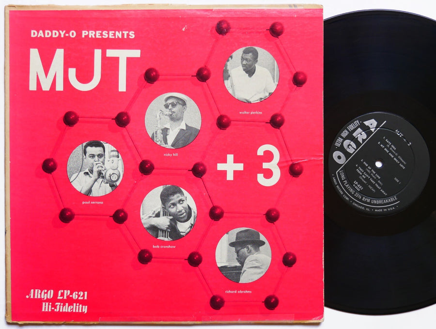 MJT + 3 LP ARGO LP 621 US 1957 JAZZ DG MONO Richard Abrahms Bob Cranshaw Daddy-O