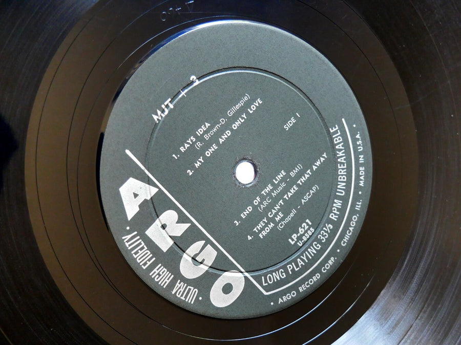 MJT + 3 LP ARGO LP 621 US 1957 JAZZ DG MONO Richard Abrahms Bob Cranshaw Daddy-O