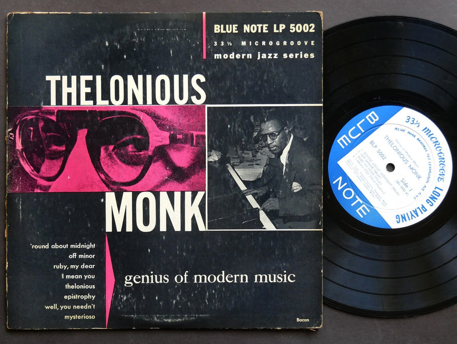 THELONIOUS MONK Genius Of Modern Music LP BLUE NOTE BLP 5002 US 1951 Art Blakey