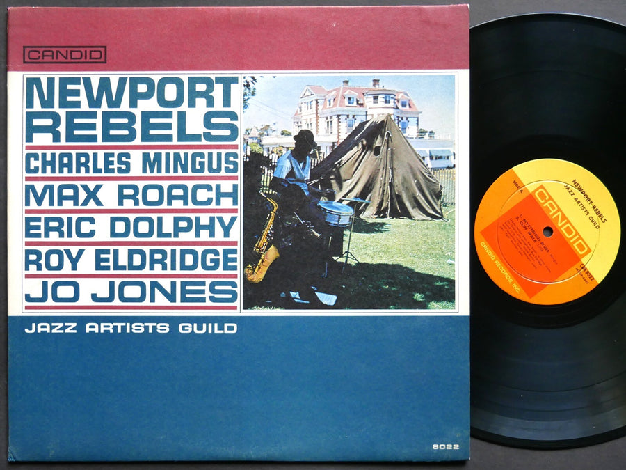 CHARLES MINGUS ERIC DOLPHY MAX ROACH Newport Rebels LP CANDID CJM 8022 DG MONO