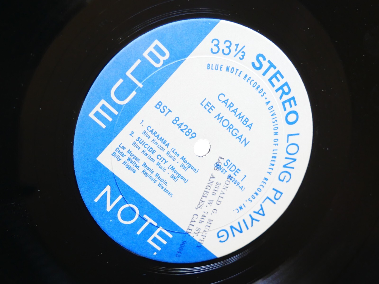 LEE MORGAN Caramba LP BLUE NOTE 84289 US 1968 RVG Bennie Maupin Billy Higgins