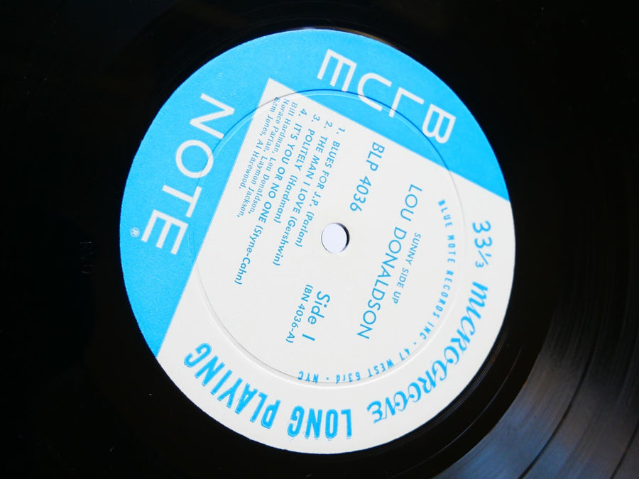 LOU DONALDSON Sunny Side Up LP BLUE NOTE BLP 4036 US 1960 EAR MONO Horace Parlan