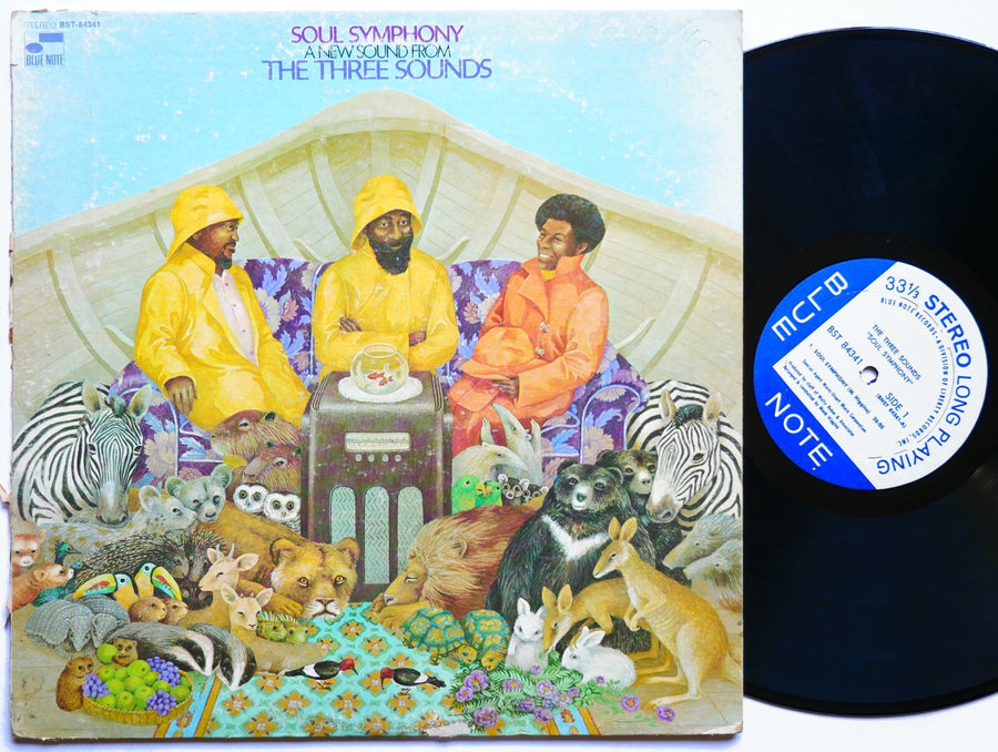 THE THREE SOUNDS Soul Symphony LP BLUE NOTE BST 84341 US 1969 Henry Franklin
