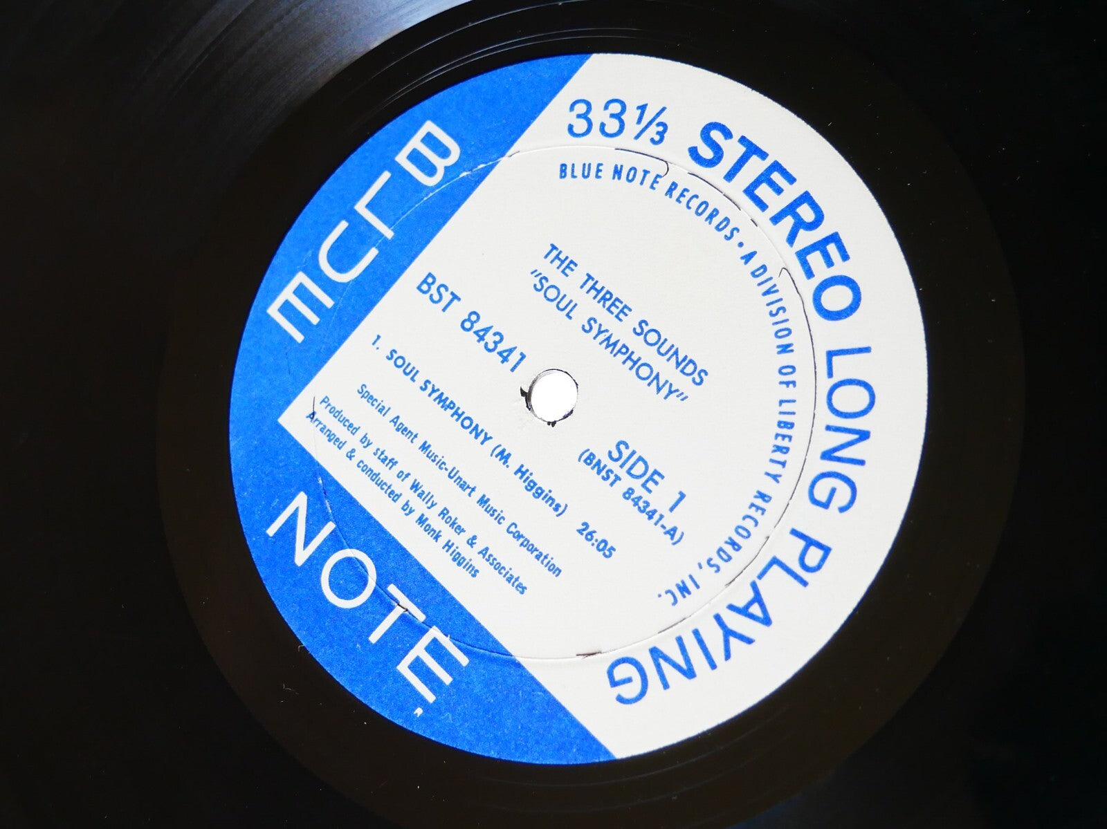 THE THREE SOUNDS Soul Symphony LP BLUE NOTE BST 84341 US 1969 Henry Franklin
