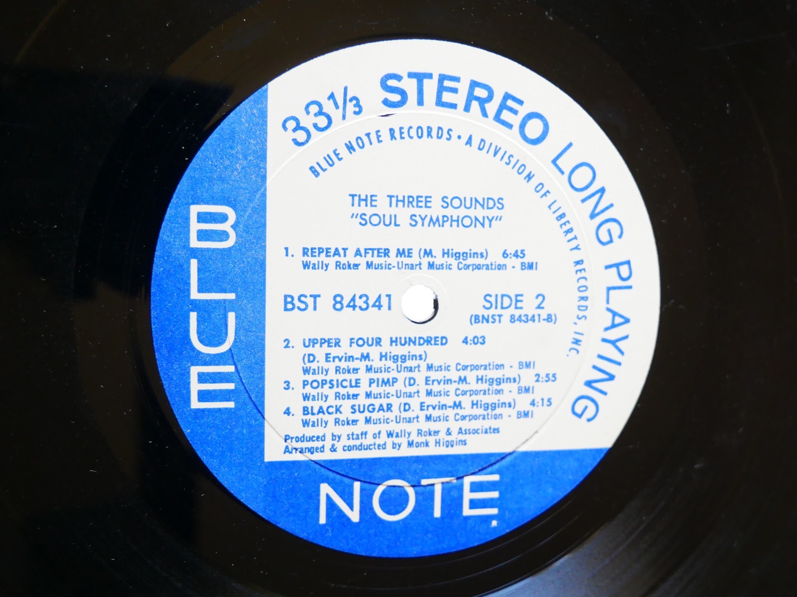 THE THREE SOUNDS Soul Symphony LP BLUE NOTE BST 84341 US 1969 Henry Franklin