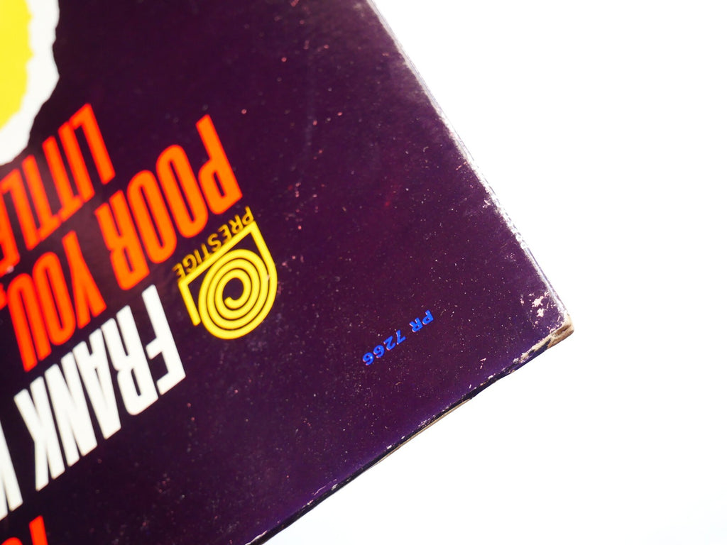 FRANK WESS Yo Ho! Poor You, Little Me LP PRESTIGE PR 7266 NJ RVG MONO Thad Jones