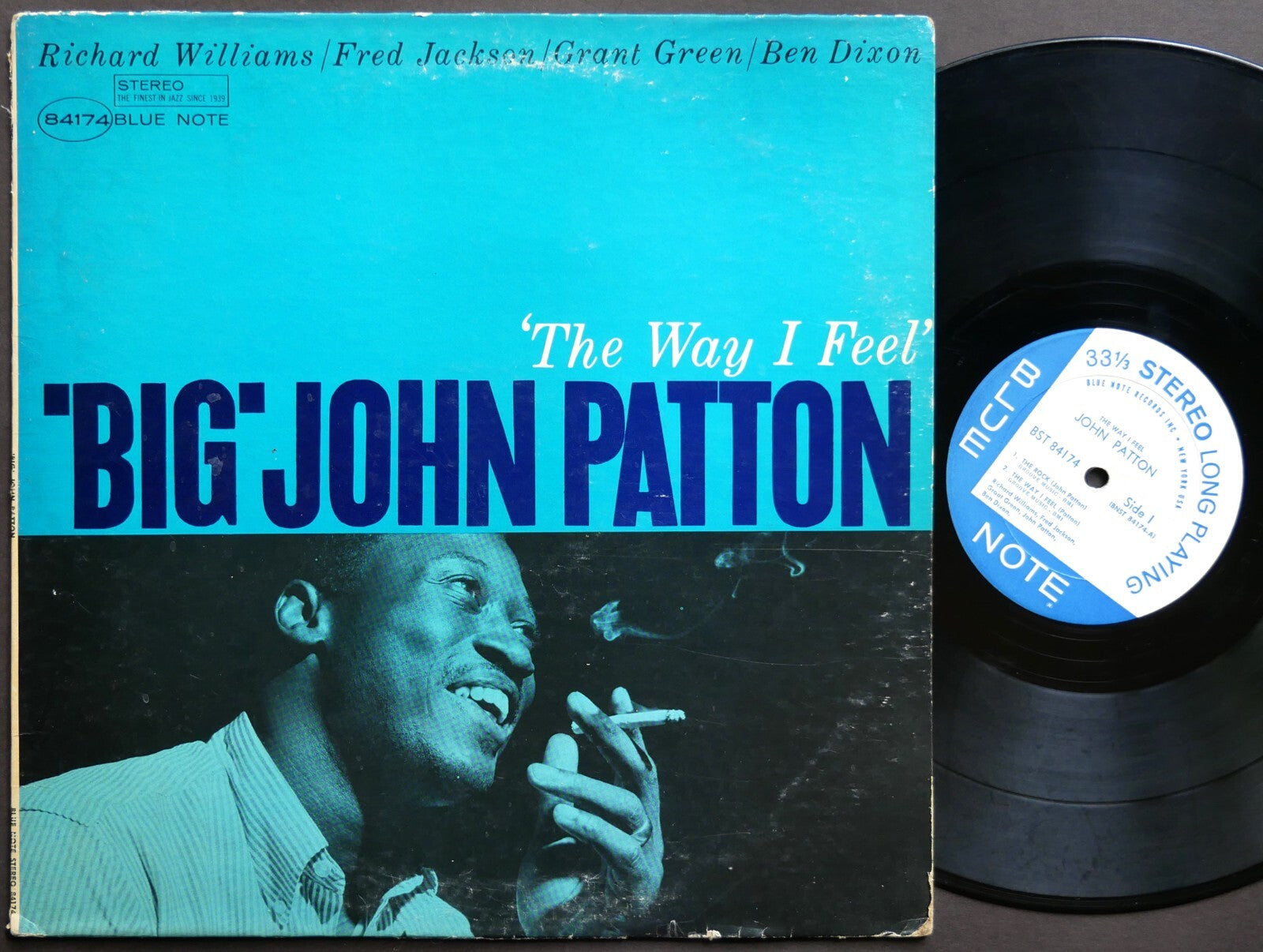 BIG JOHN PATTON The Way I Feel LP BLUE NOTE BST 84174 US 1964 NY RVG Grant Green