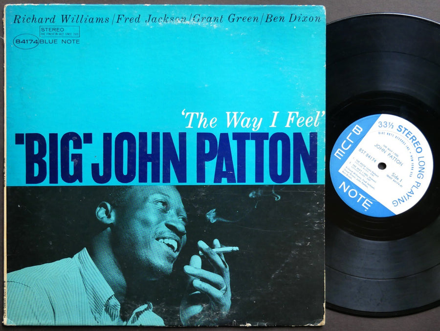 BIG JOHN PATTON The Way I Feel LP BLUE NOTE BST 84174 US 1964 NY RVG Grant Green