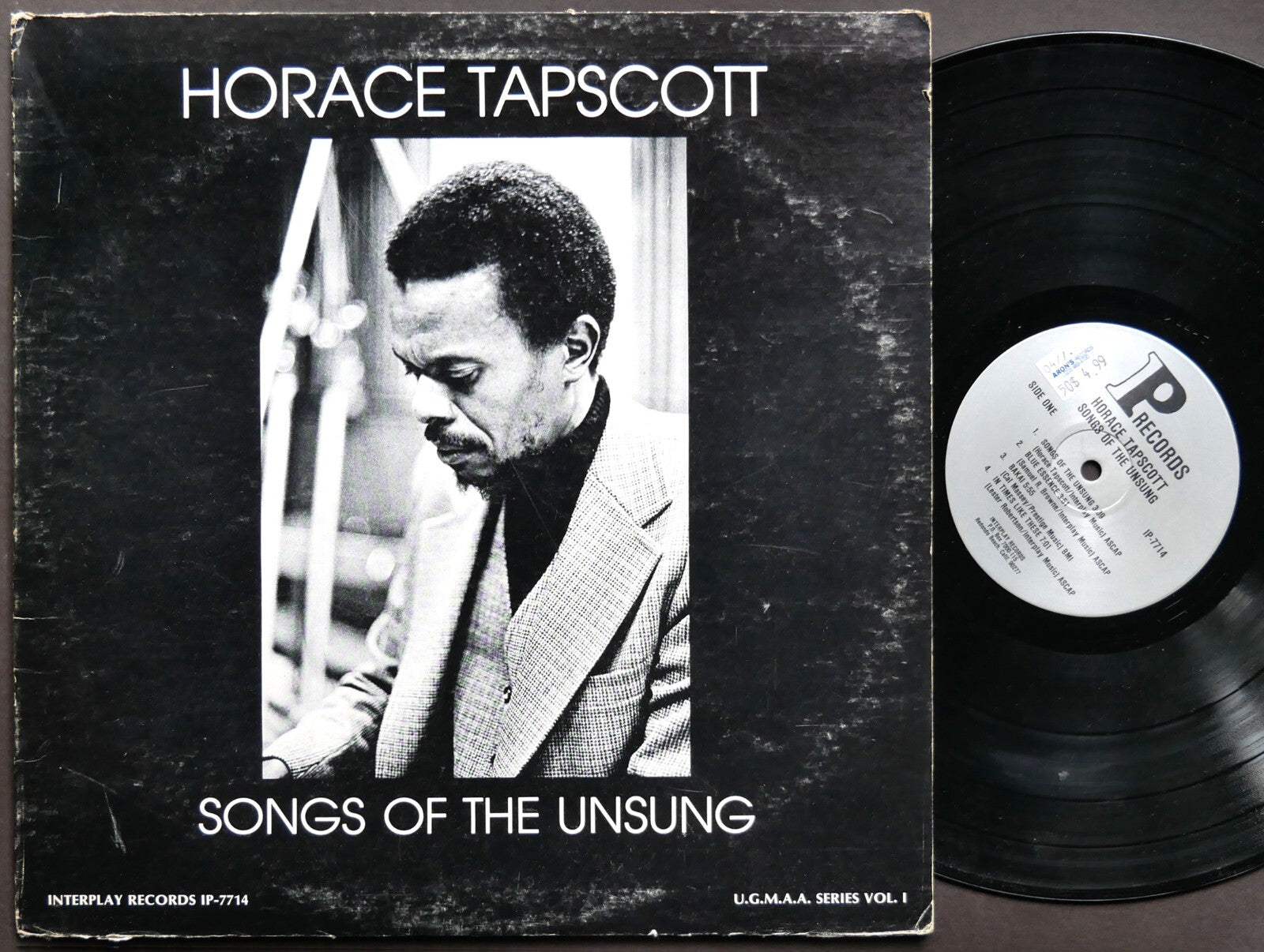HORACE TAPSCOTT Songs Of The Unsung LP INTERPLAY RECORDS IP-7714 US 1978 JAZZ