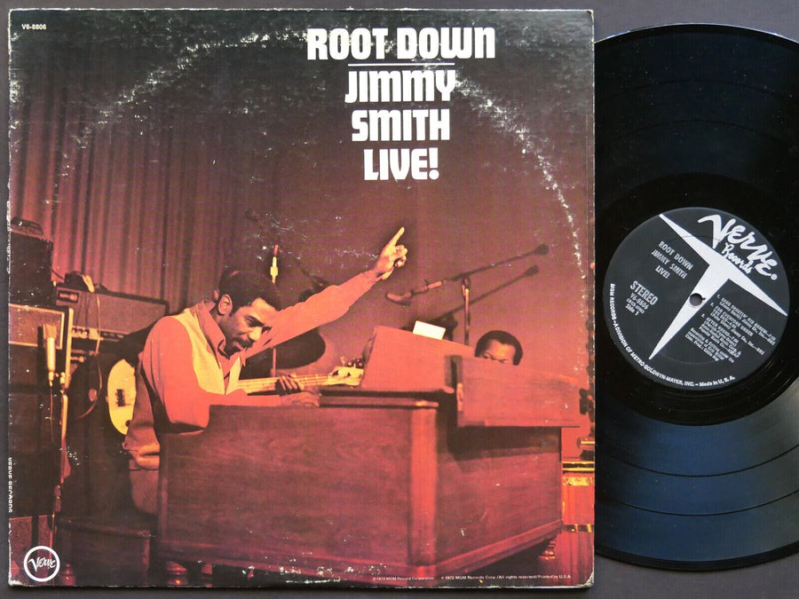 JIMMY SMITH Root Down LP VERVE V6-8806 US 1972 JAZZ FUNK Paul Humphrey