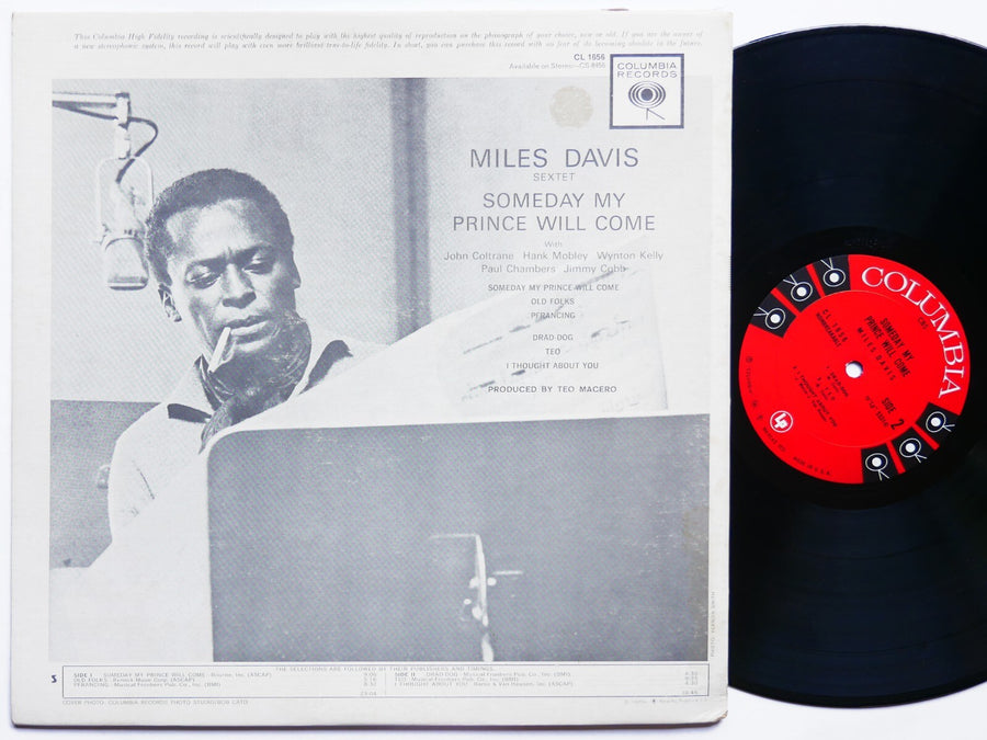 MILES DAVIS Someday My Prince Will Come LP COLUMBIA CL 1656 MONO John Coltrane
