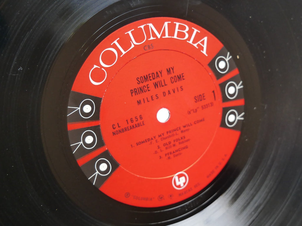 MILES DAVIS Someday My Prince Will Come LP COLUMBIA CL 1656 MONO John Coltrane