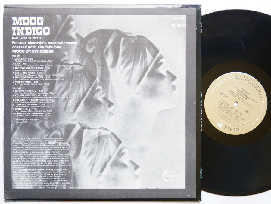 JEAN JACQUES PERREY Moog Indigo LP VANGUARD VSD 6549 US 1970 Electronic CLEAN