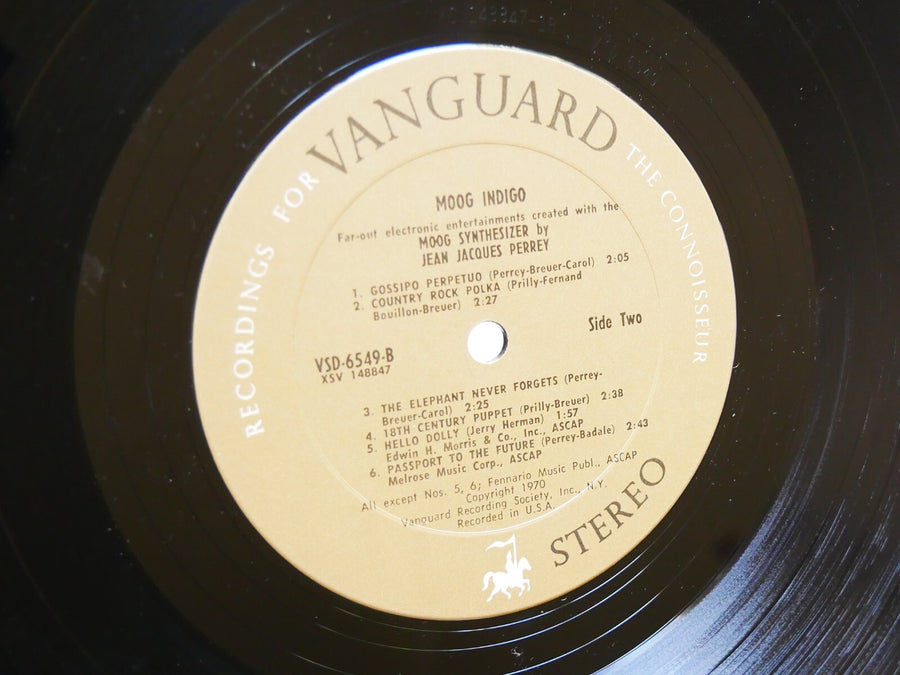 JEAN JACQUES PERREY Moog Indigo LP VANGUARD VSD 6549 US 1970 Electronic CLEAN
