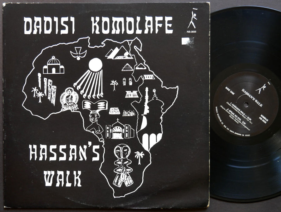 Signed by DADISI KOMOLAFE Hassan's Walk LP NIMBUS WEST RECORDS NS-3035 US 1983