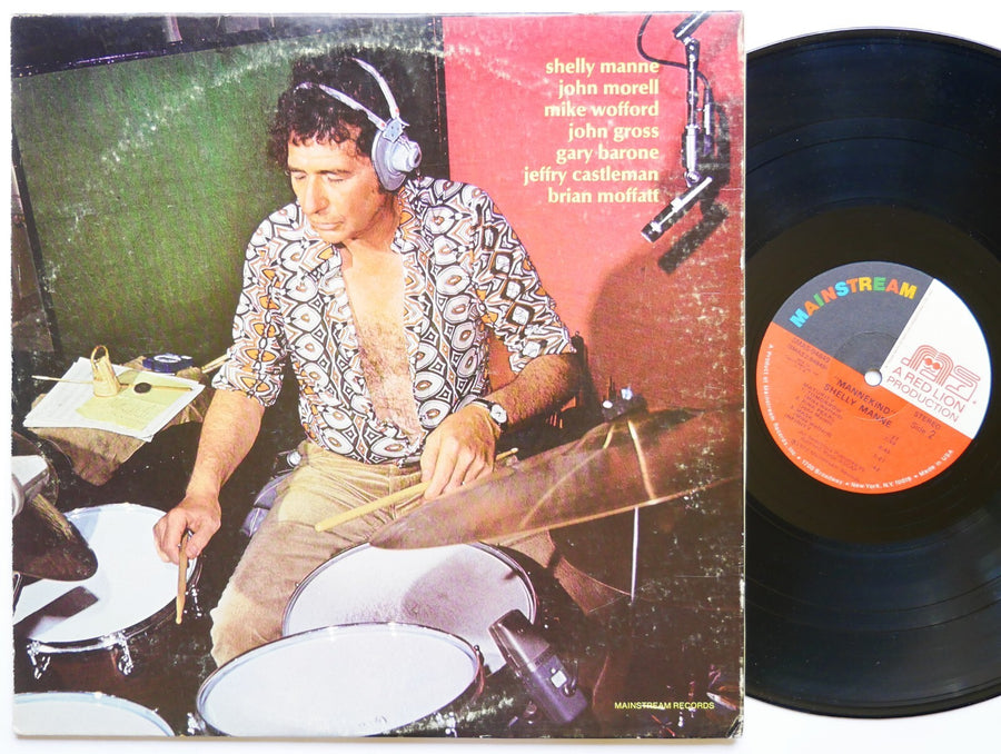 SHELLY MANNE Mannekind LP MAINSTREAM RECORDS SMAS-94849 US 1972 JAZZ CLEAN
