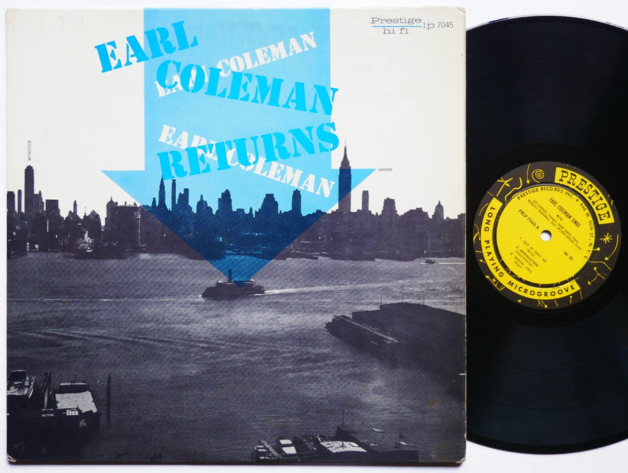EARL COLEMAN Returns LP PRESTIGE 7045 US 1956 DG MONO Gigi Gryce Oscar Pettiford