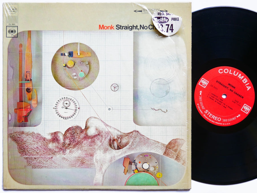 THELONIOUS MONK Straight, No Chaser LP COLUMBIA CS 9451 US 1967 Charlie Rouse