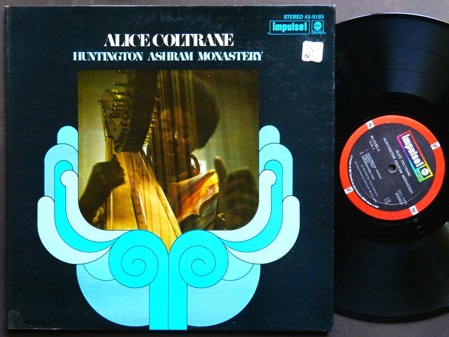 ALICE COLTRANE Huntington Ashram Monastery LP IMPULSE! AS-9185 Rashied Ali CLEAN