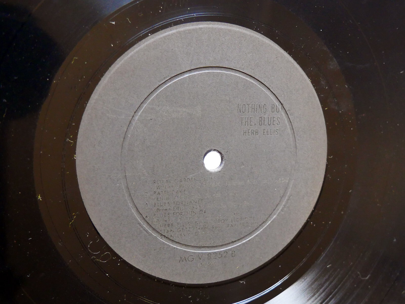 HERB ELLIS Nothing But The Blues LP VERVE MG V-8252 MONO Stan Getz RRoy Eldridge
