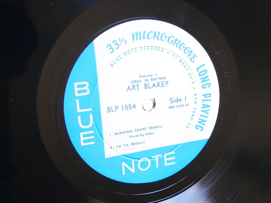 ART BLAKEY Orgy In Rhythm (Volume One) LP BLUE NOTE BLP 1554 US 1957 NY 23 FLAT
