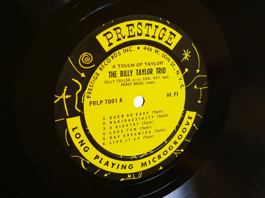 BILLY TAYLOR TRIO A Touch Of Taylor LP PRESTIGE PRLP 7001 US 1955 DG MONO CLEAN